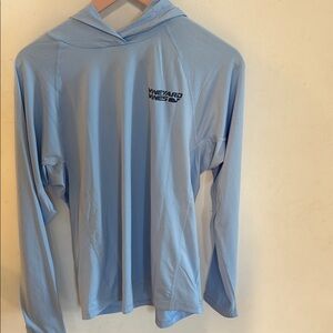 Vineyard Vines Light Blue fishing performing mahi Hoodie